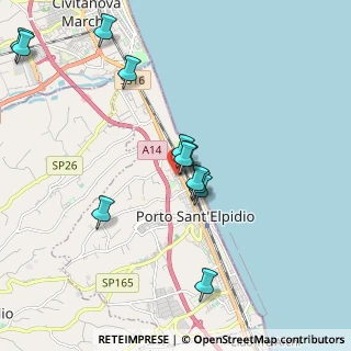 Mappa Via Calabria, 63821 Porto Sant'Elpidio FM, Italia (2.06417)