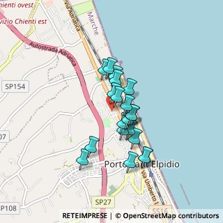 Mappa Via Calabria, 63821 Porto Sant'Elpidio FM, Italia (0.6645)