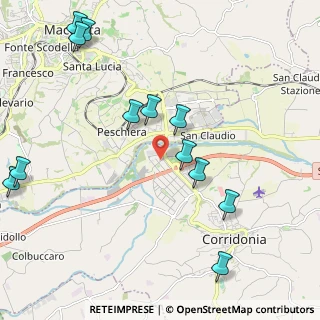 Mappa Via Giuseppe Valadier, 62014 Zona Industriale MC, Italia (2.61)