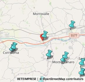 Mappa Via Giovanni Verga, 62010 Trodica MC, Italia (6.38643)