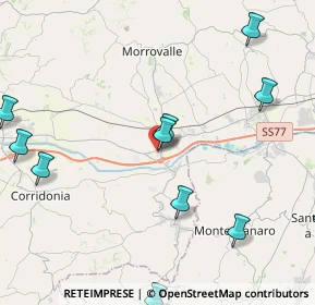 Mappa Via Giovanni Verga, 62010 Trodica MC, Italia (5.89917)