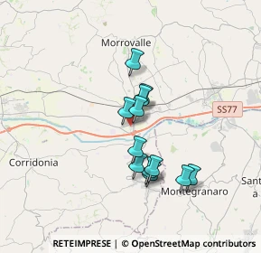 Mappa Via Giovanni Verga, 62010 Trodica MC, Italia (2.77667)