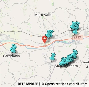 Mappa Via Giovanni Verga, 62010 Trodica MC, Italia (5.1195)
