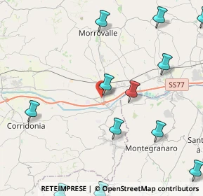 Mappa Via Giovanni Verga, 62010 Trodica MC, Italia (6.40214)
