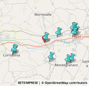 Mappa Via Giovanni Verga, 62010 Trodica MC, Italia (4.67545)