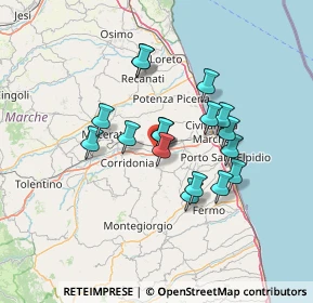 Mappa Via Giovanni Verga, 62010 Trodica MC, Italia (11.41941)