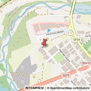 Mappa Via Enrico Mattei, 149, 62014 Corridonia, Macerata (Marche)