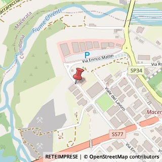 Mappa Via Enrico Mattei, 151, 62014 Corridonia, Macerata (Marche)