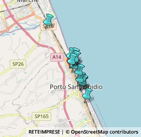 Mappa Via Camillo Benso Cavour, 63018 Porto Sant'Elpidio FM, Italia (0.92154)
