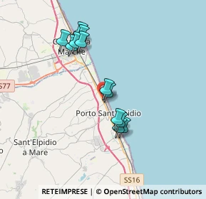 Mappa Via Camillo Benso Cavour, 63018 Porto Sant'Elpidio FM, Italia (3.28833)