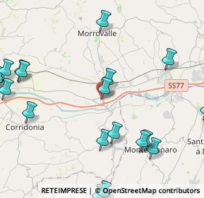 Mappa Via Vittorio Alfieri, 62010 Morrovalle MC, Italia (6.083)