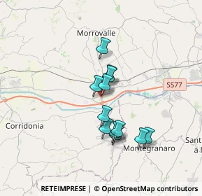 Mappa Via Vittorio Alfieri, 62010 Morrovalle MC, Italia (2.7575)