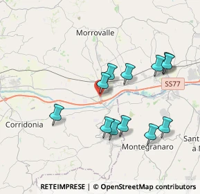 Mappa Via Vittorio Alfieri, 62010 Morrovalle MC, Italia (3.78417)