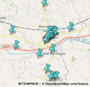 Mappa Via Vittorio Alfieri, 62010 Morrovalle MC, Italia (1.648)