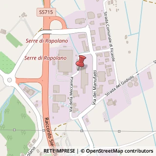 Mappa Via della Meccanica, 35, 53040 Rapolano Terme, Siena (Toscana)