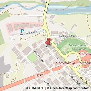Mappa Viale dell'Industria, 297, 62014 Corridonia, Macerata (Marche)