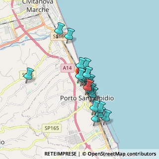 Mappa Via Puglie, 63821 Porto Sant'Elpidio FM, Italia (1.453)