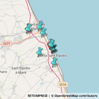 Mappa Conte, 63821 Porto Sant'Elpidio FM, Italia (2.06167)