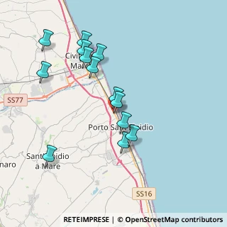 Mappa Via Puglie, 63821 Porto Sant'Elpidio FM, Italia (3.86308)