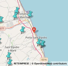 Mappa Via Puglie, 63821 Porto Sant'Elpidio FM, Italia (6.23917)