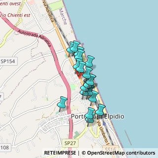 Mappa Via Puglie, 63821 Porto Sant'Elpidio FM, Italia (0.647)
