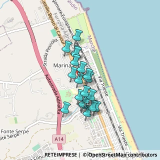 Mappa Via Puglie, 63821 Porto Sant'Elpidio FM, Italia (0.3305)