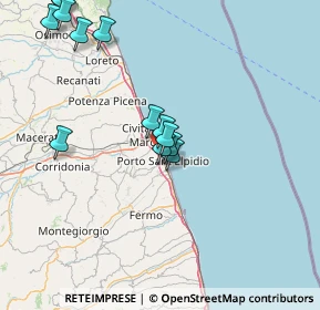 Mappa Via Puglie, 63821 Porto Sant'Elpidio FM, Italia (16.86)