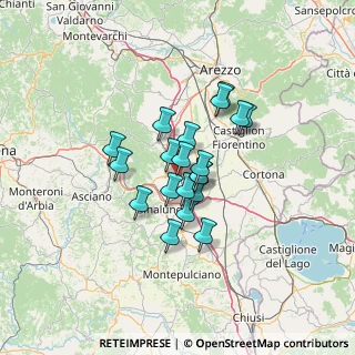 Mappa Via di Pieve Vecchia, 52046 Lucignano AR, Italia (9.356)