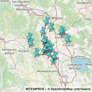 Mappa Via di Pieve Vecchia, 52046 Lucignano AR, Italia (10.0355)