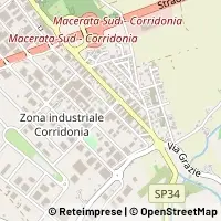 Mapa Corridonia