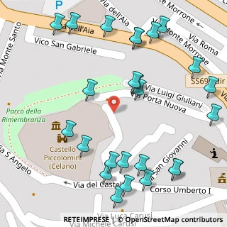 Mappa Via San Giovanni, 67043 Celano AQ, Italia (0.088)