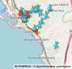 Mappa Via M. de Mattias, 00053 Civitavecchia RM, Italia (1.035)
