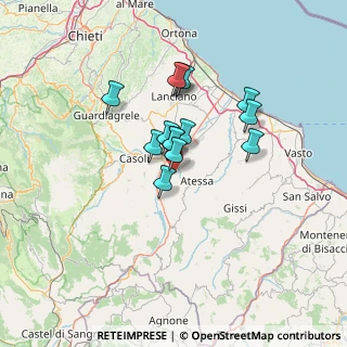 Mappa Via Canala, 66044 Archi CH, Italia (10.25214)