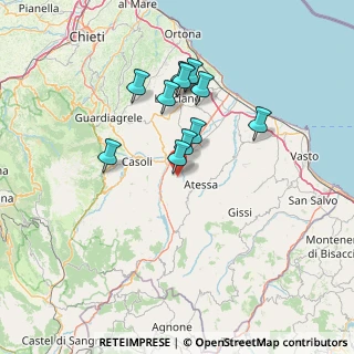Mappa Via Canala, 66044 Archi CH, Italia (12.39909)