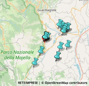 Mappa Via Trieste, 66015 Fara San Martino CH, Italia (5.49632)