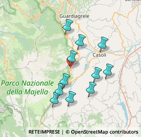 Mappa Via Trieste, 66015 Fara San Martino CH, Italia (6.86727)