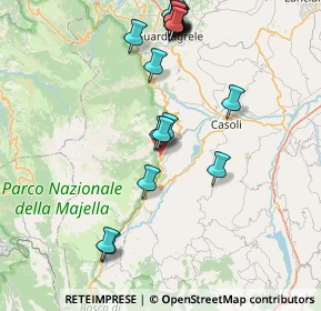 Mappa Via Trieste, 66015 Fara San Martino CH, Italia (9.2045)