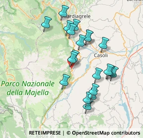 Mappa Via Trieste, 66015 Fara San Martino CH, Italia (7.2825)