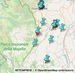 Mappa Via Trieste, 66015 Fara San Martino CH, Italia (9.3325)