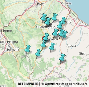 Mappa Via Trieste, 66015 Fara San Martino CH, Italia (11.486)