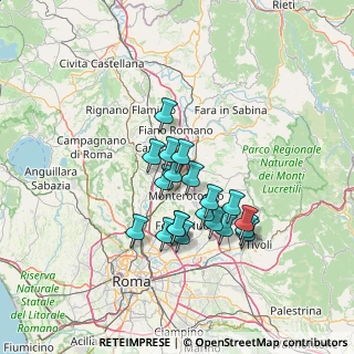 Mappa Via Ercole Ramarini, 00015 Monterotondo RM, Italia (11.832)