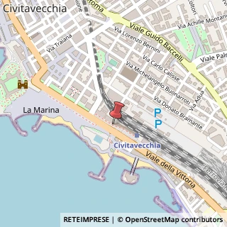 Mappa Viale della Repubblica, 8, 00053 Civitavecchia, Roma (Lazio)