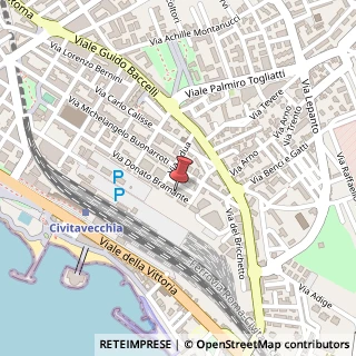 Mappa Via Bramante, 42/44, 00053 Civitavecchia, Roma (Lazio)