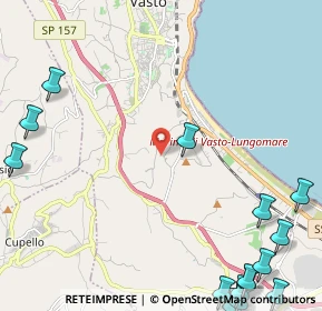 Mappa Via Vilignina 2 Snc, 66054 Vasto CH, Italia (3.806)