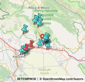 Mappa Via Enea Merolli, 67043 Celano AQ, Italia (5.6855)