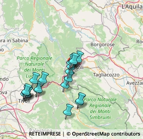 Mappa Via delle Industrie, 67061 Carsoli AQ, Italia (14.901)