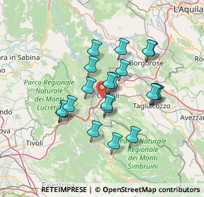 Mappa Via delle Industrie, 67061 Carsoli AQ, Italia (12.215)