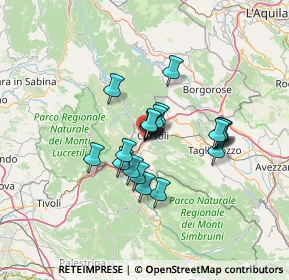 Mappa Via delle Industrie, 67061 Carsoli AQ, Italia (9.9825)