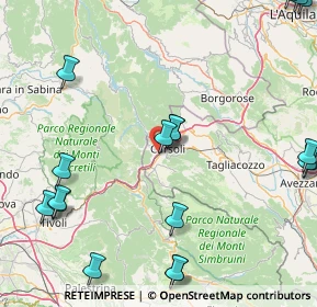 Mappa Via delle Industrie, 67061 Carsoli AQ, Italia (24.85722)