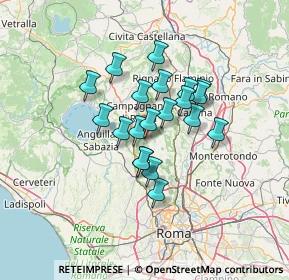 Mappa Via Castelli, 00060 Formello RM, Italia (10.192)